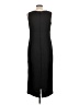Unbranded Solid Black Casual Dress Size 12 - photo 2