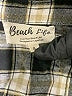 Beach Life 100% Cotton Black Long Sleeve Button-Down Shirt Size S - photo 7