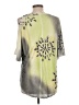 T Party 100% Modal Green Short Sleeve Blouse Size L - photo 2