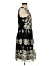 BHLDN 100% Polyester Black Cocktail Dress Size 4 - photo 4
