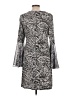 MSK Animal Print Gray Casual Dress Size L - photo 2