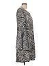 MSK Animal Print Gray Casual Dress Size L - photo 4