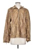 Dialogue 100% Polyamide Animal Print Tan Jacket Size S - photo 1