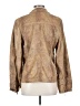 Dialogue 100% Polyamide Animal Print Tan Jacket Size S - photo 2