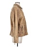 Dialogue 100% Polyamide Animal Print Tan Jacket Size S - photo 4