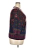 Talbots 100% Cashmere Paisley Blue Cashmere Pullover Sweater Size 2X Petite - photo 4