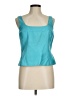 Carlisle 100% Acetate Teal Sleeveless Blouse Size 8 - photo 1