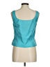 Carlisle 100% Acetate Teal Sleeveless Blouse Size 8 - photo 2