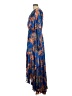 Elliatt Paisley Blue Casual Dress Size L - photo 5