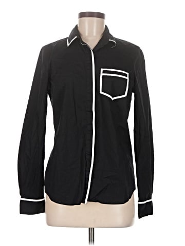Pink Tartan Long Sleeve Blouse (view 1)