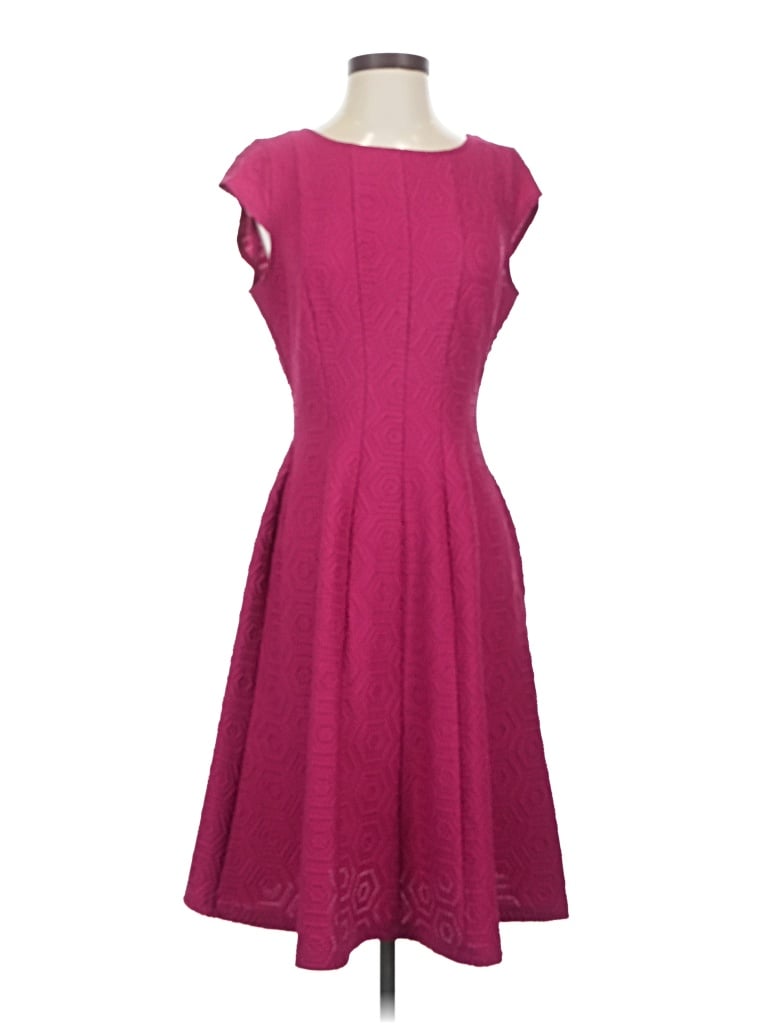 Pre-owned Elle Cocktail Dress In Burgundy