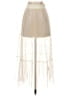 DAZY 100% Polyester Ivory Formal Skirt Size S - photo 1