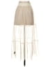 DAZY 100% Polyester Ivory Formal Skirt Size S - photo 2