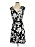 Unbranded Print Black Cocktail Dress Size XS (estimated) - photo 1