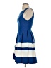 Sugarlips Color Block Blue Casual Dress Size XS - photo 5