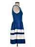 Sugarlips Color Block Blue Casual Dress Size XS - photo 4