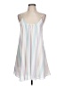 Buddy Love 100% Polyester Stripes White Casual Dress Size L - photo 1