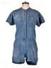 J.Crew Solid Blue Romper Size 6 - photo 1