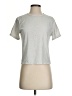 Athleta Metallic Silver Short Sleeve T-Shirt Size XXS - photo 1
