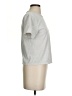 Athleta Metallic Silver Short Sleeve T-Shirt Size XXS - photo 4