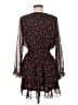 Zara 100% Polyester Hearts Black Cocktail Dress Size M - photo 2