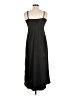 Unbranded 100% Polyester Solid Black Casual Dress Size Med Petite - photo 2