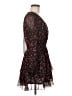 Zara 100% Polyester Hearts Black Cocktail Dress Size M - photo 4