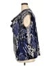Kasper Animal Print Blue Sleeveless Blouse Size 2X - photo 5