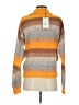 Something Navy Color Block Orange Pullover Sweater Size XS - photo 2