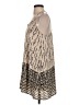 Audrey 3+1 Graphic Tan Ivory Casual Dress Size S (estimated) - photo 5