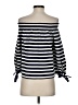 J.Crew 100% Cotton Blue 3/4 Sleeve Blouse Size S - photo 2