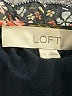 Ann Taylor LOFT 100% Polyester Floral Black Casual Dress Size S - photo 7