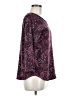 Basic Editions Paisley Purple 3/4 Sleeve T-Shirt Size M - photo 4