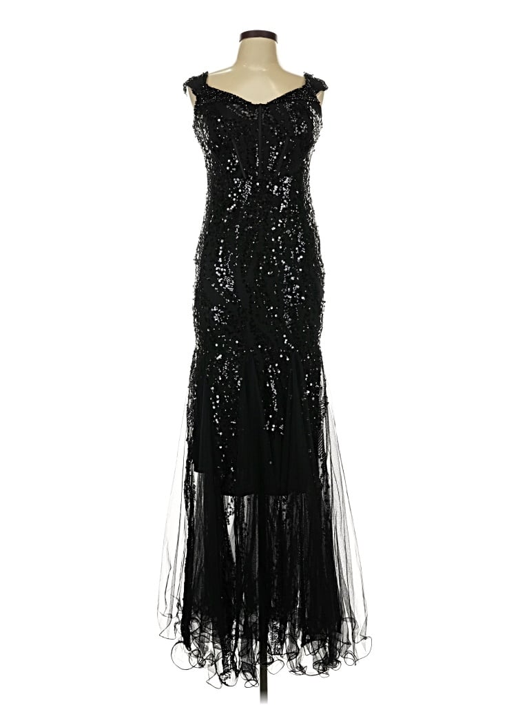 Pre-owned Kalinnu Cocktail Dress In Black