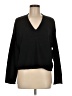 DSTLD 100% Cotton Black Long Sleeve Blouse Size M - photo 1
