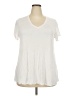 Hue Ivory Short Sleeve Top Size XXL - photo 1