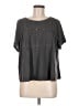 Lucky Brand Gray Short Sleeve Top Size M - photo 1