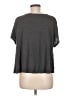 Lucky Brand Gray Short Sleeve Top Size M - photo 2