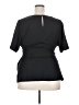 ELOQUII Black Short Sleeve Top Size 28 (estimated) - photo 2