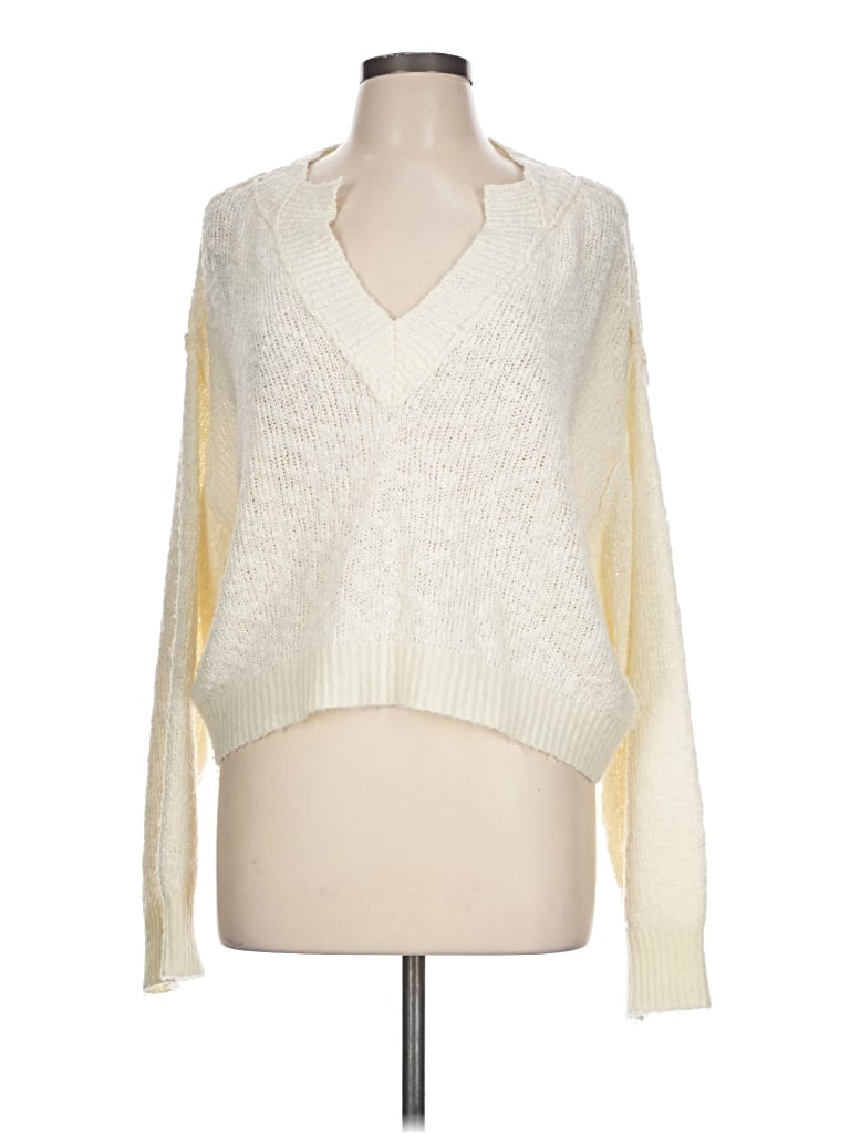 Pre-owned Papermoon Pullover Sweater In Ivory