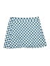 Reformation Checkered-gingham Blue Skort Size XL - photo 1