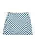 Reformation Checkered-gingham Blue Skort Size XL - photo 2