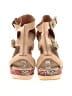 Blackstone Paisley Red Tan Wedges Size EU 41 - photo 2