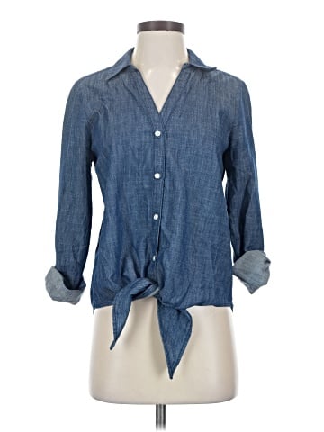 Soft Joie 3/4 Sleeve Button-Down Shirt (view 1)