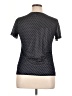 Halogen 100% Polyester Polka Dots Black Short Sleeve Top Size XL - photo 2