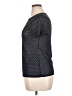 Halogen 100% Polyester Polka Dots Black Short Sleeve Top Size XL - photo 5