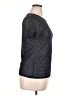Halogen 100% Polyester Polka Dots Black Short Sleeve Top Size XL - photo 4