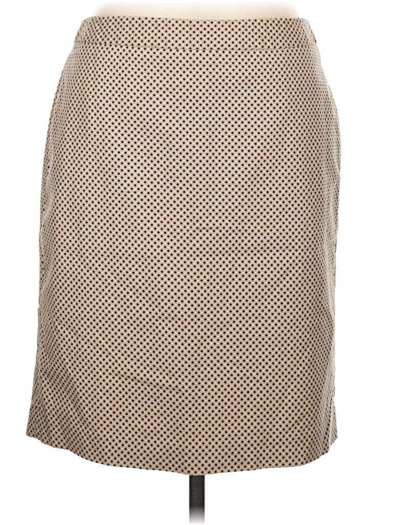 Pre-owned Liz Claiborne Career Formal Skirt In Tan