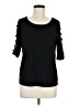 89th & Madison Black 3/4 Sleeve Top Size M - photo 1