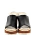 Oasis Society Color Block Black Brown Sandals Size 9 - photo 2